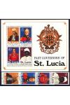 St. Lucia známky Mi 0352-5 + Bl. 5