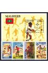 Maledives známky Mi 1307-10 + BL. 144