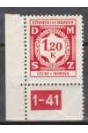 Protektorát známky SL 7  Dz 1-41