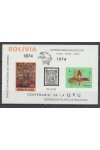 Bolivia známky Mi Blok 41 - Umění, Kytky