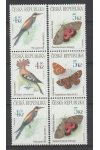 Česká republika známky 209-212 3 Pásky