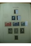 Liechtein sbírka známek 1912 - 1991 + listy Leuchtturm