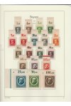 Bayern sbírka známek na listech Leuchtturm