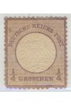 Deutsches Reich známky Mi 1 - KVP Svítí