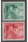 Deutsches Reich známky Mi 684-85 1x Nahnědlé skvrny