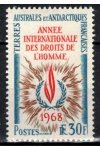 TAAF známky 1968 Droits de l´homme