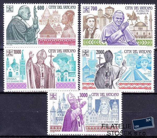 Vatikán známky Mi 1128-32
