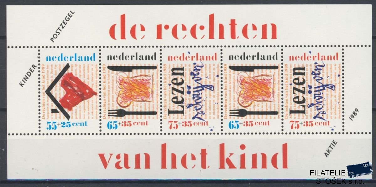 Holandsko známky Mi 1371-3 (Bl.33)