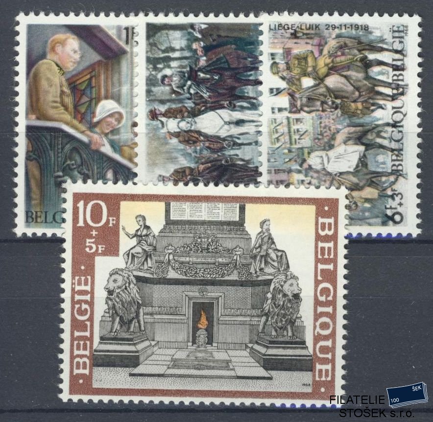 Belgie známky Mi 1531-34
