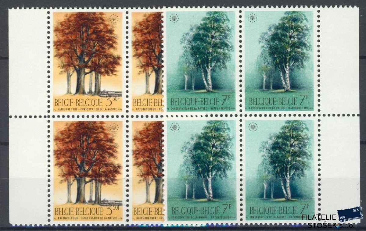 Belgie známky Mi 1583-84 4 Blok