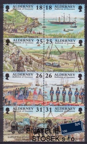 Alderney známky Mi 0108-15