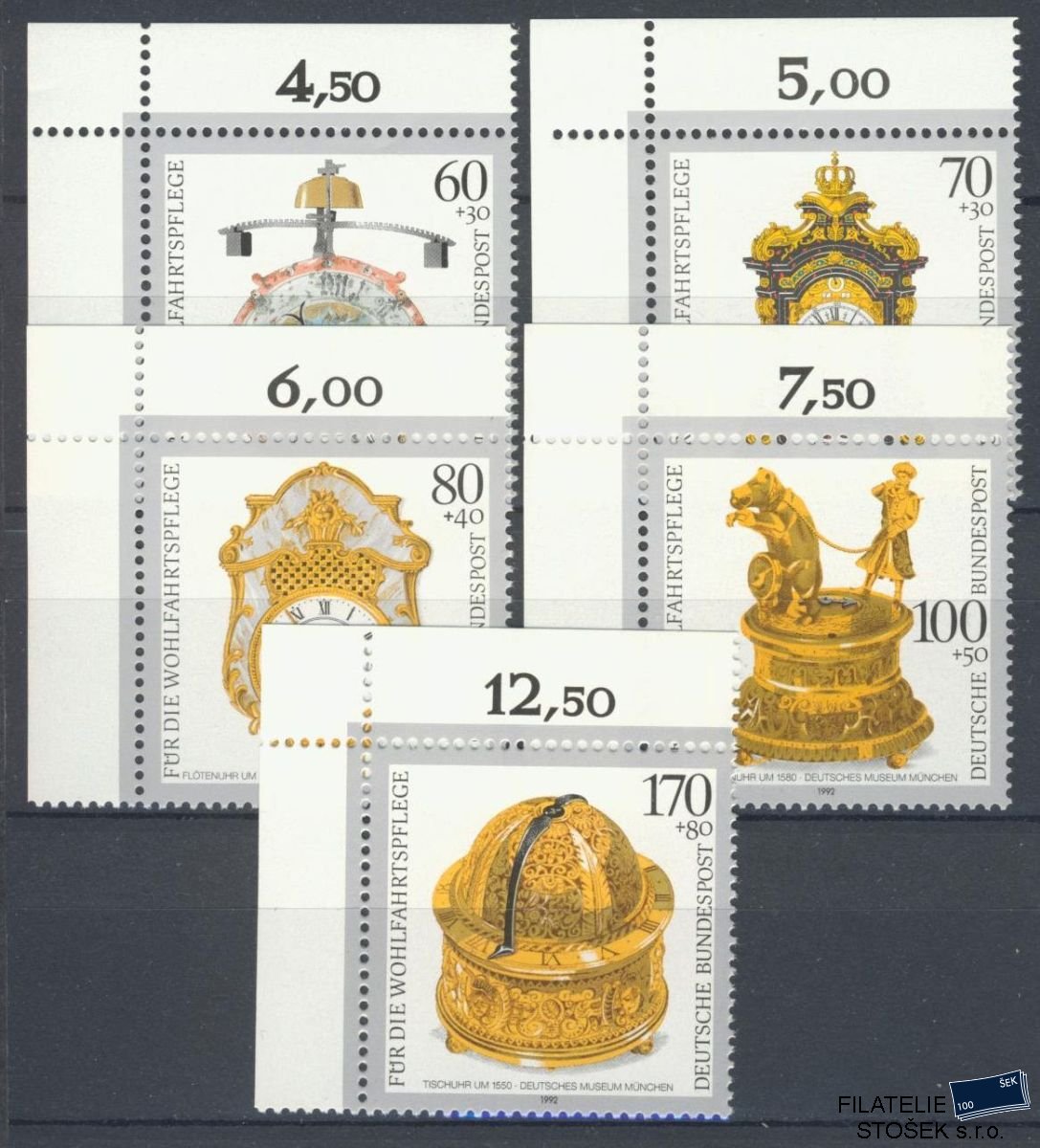 Bundes známky Mi 1631-5