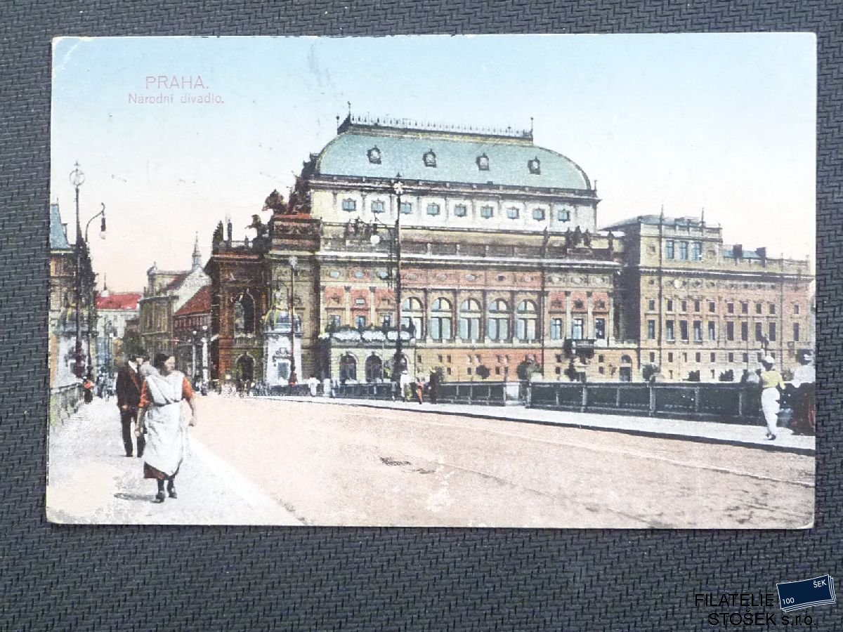 Pohlednice - Praha - Národní divadlo