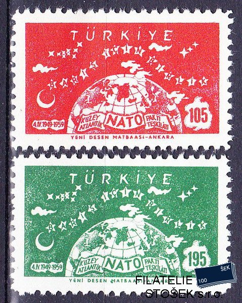 Turecko známky Mi 1621-2