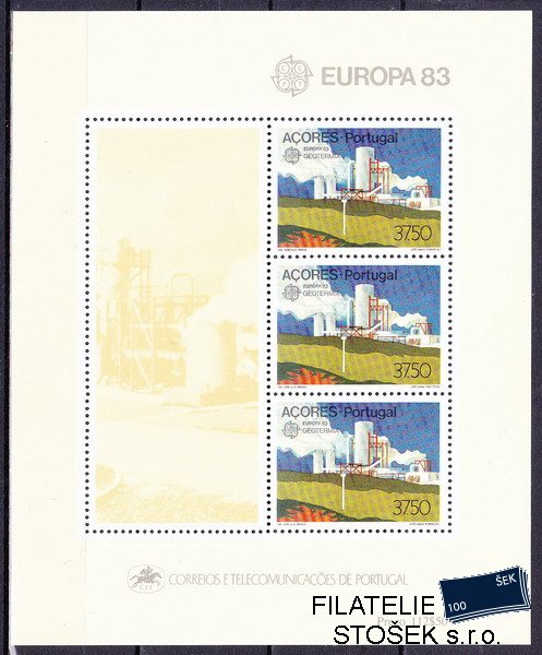 Azorské ostrovy známky Mi 0356 (Bl.4)