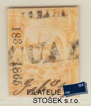 Mexiko známky Mi 21 - Yguala - 183 1865