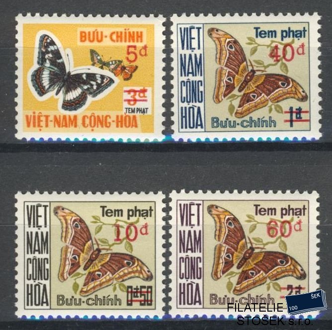 Vietnam Jižní známky Mi P 021-4