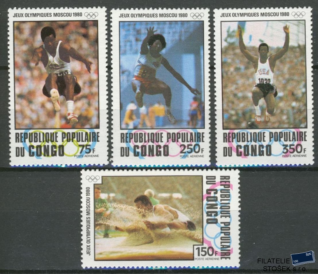 Congo fr. známky Mi 0726-9