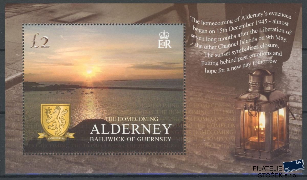 Alderney známky Mi 0265 (Bl.17)