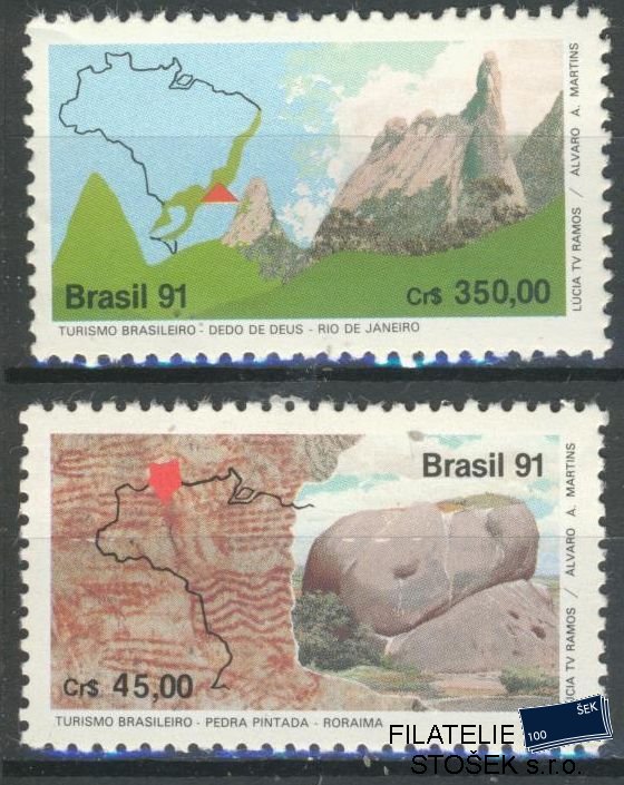 Brazílie známky Mi 2422-23