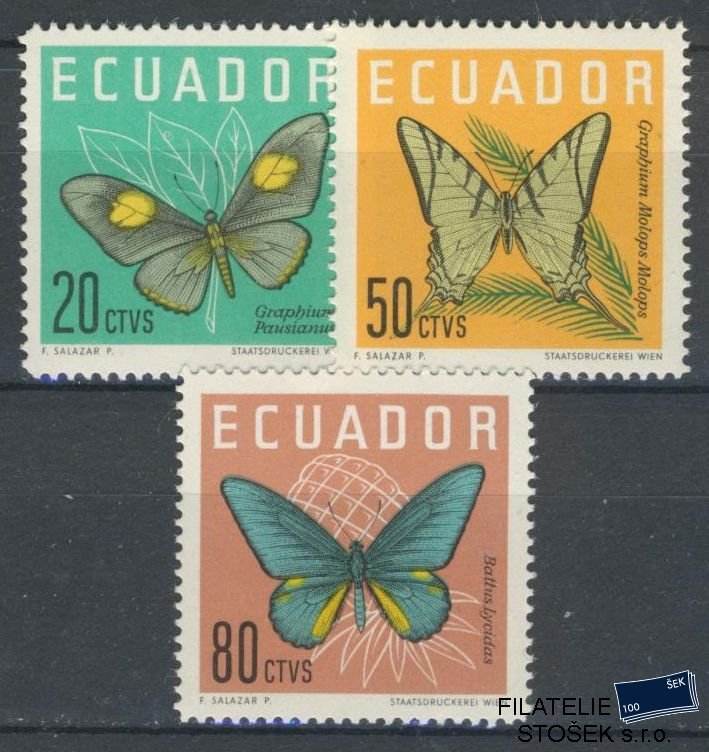 Ecuador známky Mi 1140-42