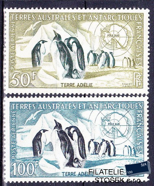 Antarktida fr. známky Mi 0008-9 Polární fauna