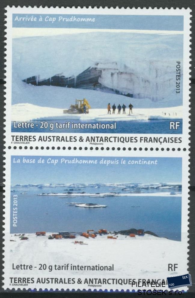 Francouzská Antarktida známky Mi 821+23