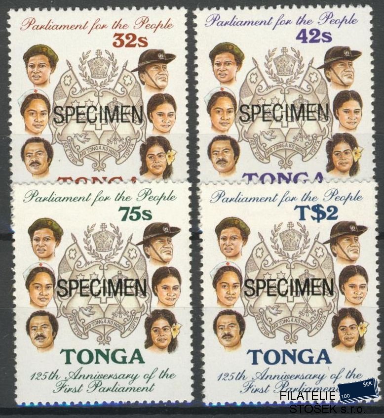 Tonga známky Mi 1002-5