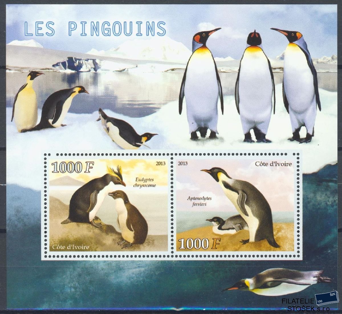 Cote d Ivore známky - Tučňáci