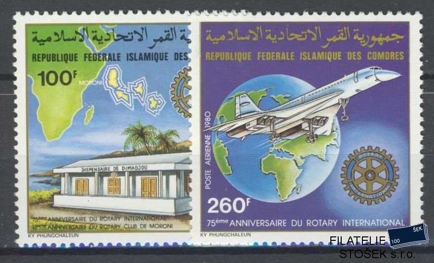 Comores známky Mi 601-602