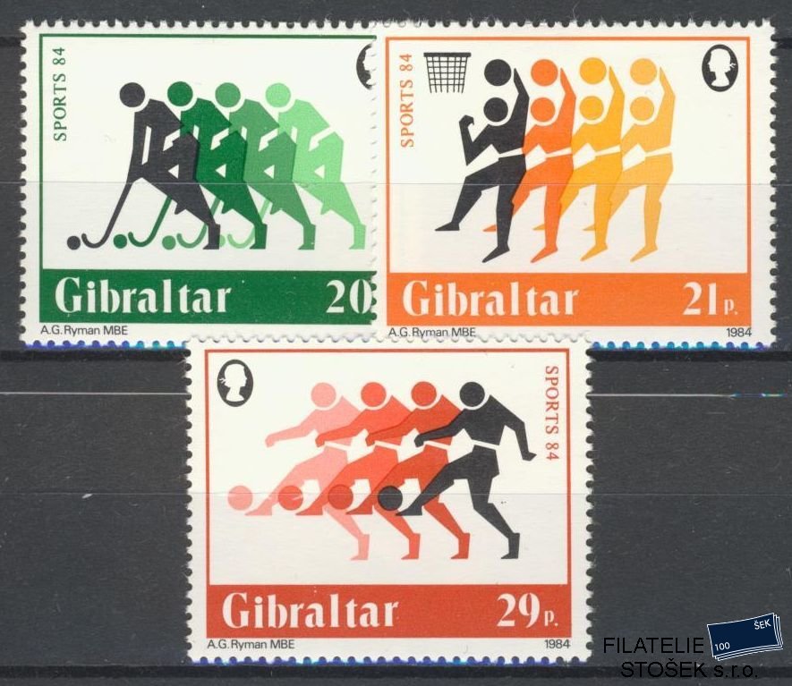 Gibraltar známky Mi 477-80