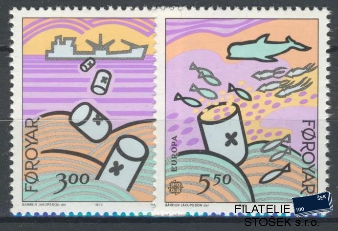 Faerské ostrovy známky Mi 134-35