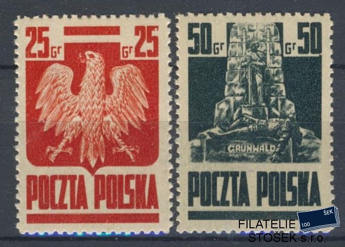 Polsko známky Mi 383-84
