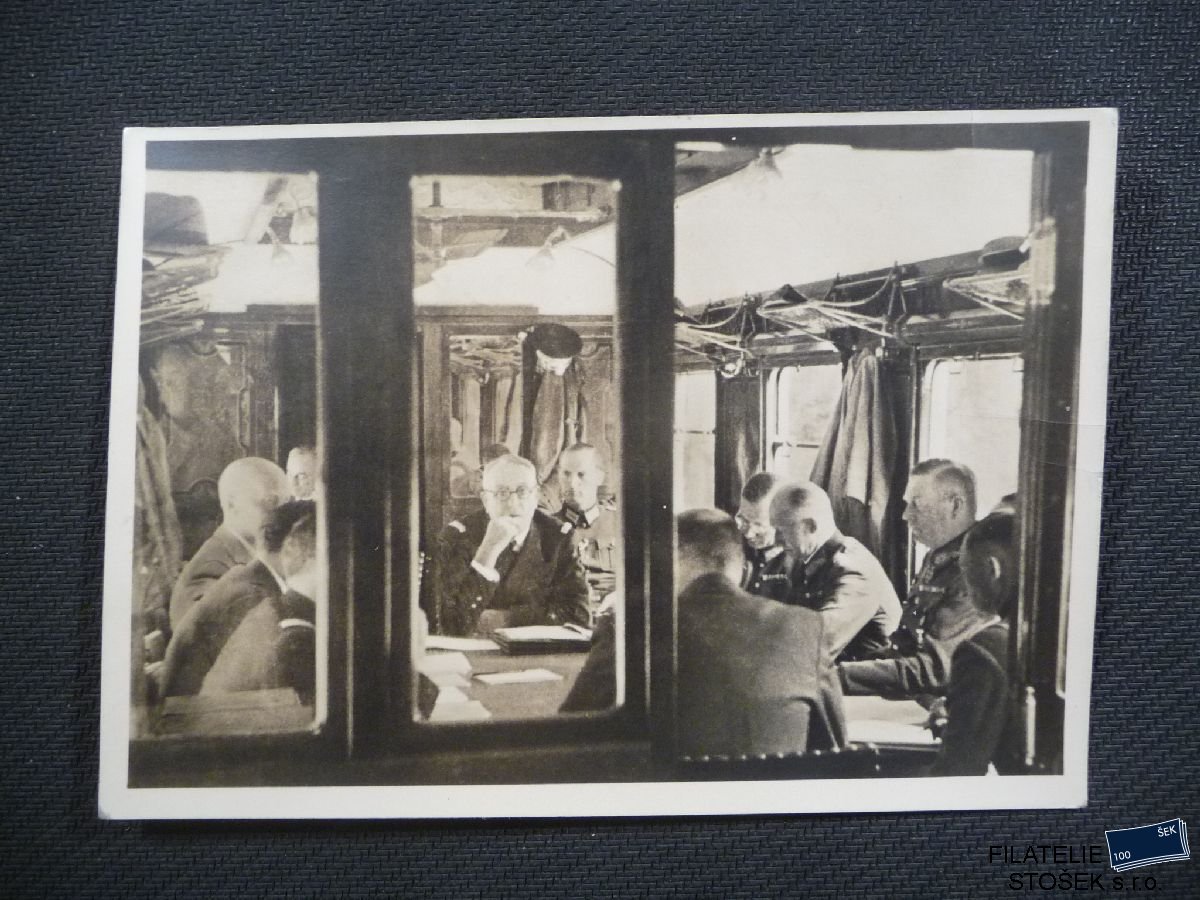 Vojenské pohlednice - Německo - Compiégne 1940