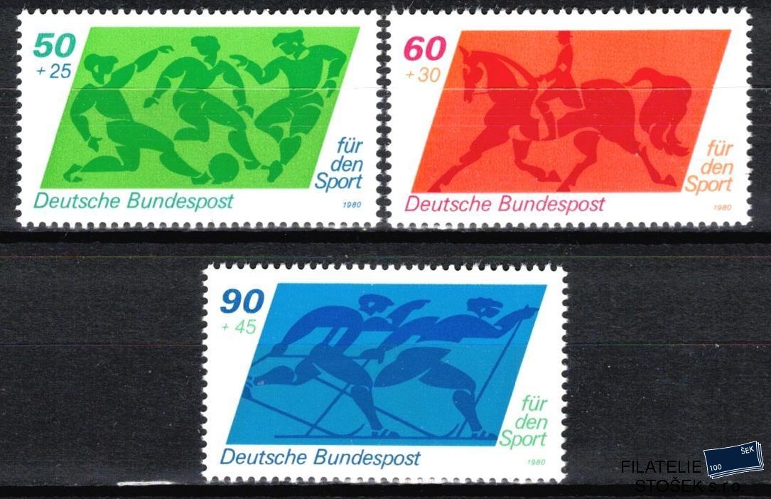 Německo - Bundes známky Mi 1046-8