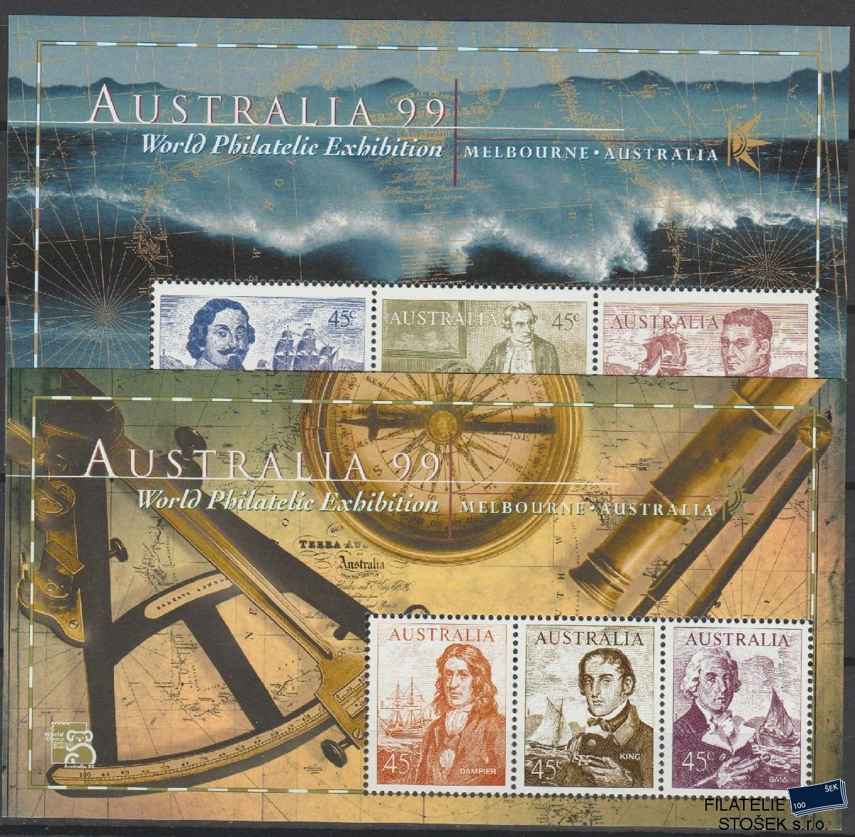 Austrálie známky Mi Blok 31-32