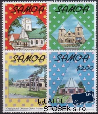 Samoa Mi 0665-8+Bl.45
