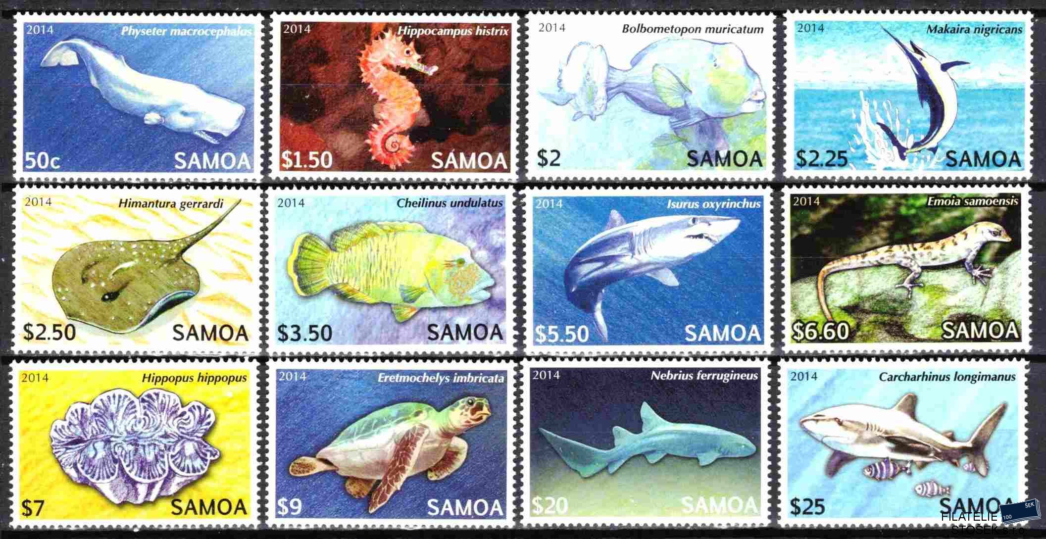 Samoa známky Mi 1144-55