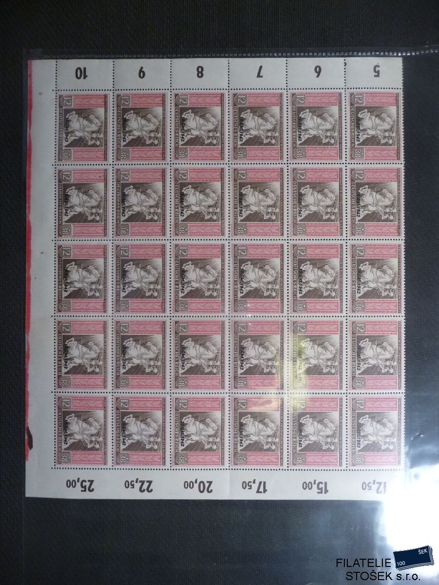 Deutsches Reich známky Mi 828 30 Blok