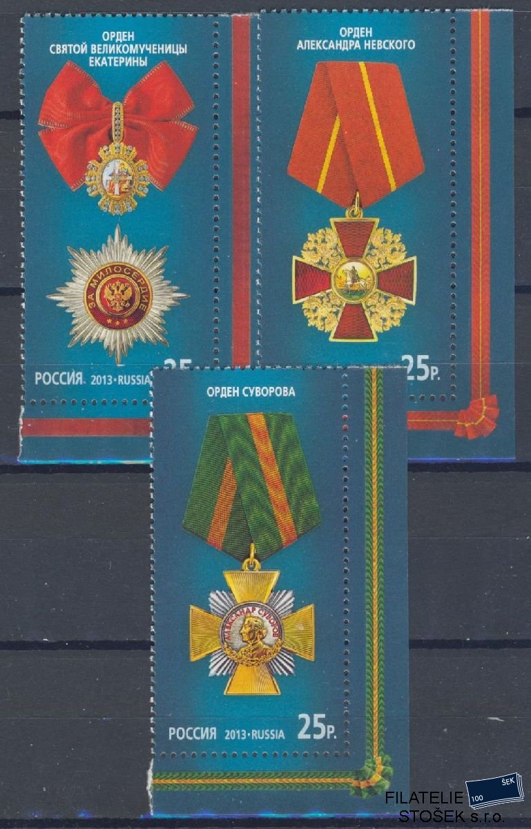 Rusko známky Mi 1904-6
