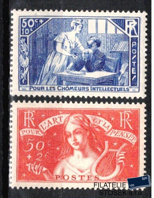 Francie známky Mi 303-4