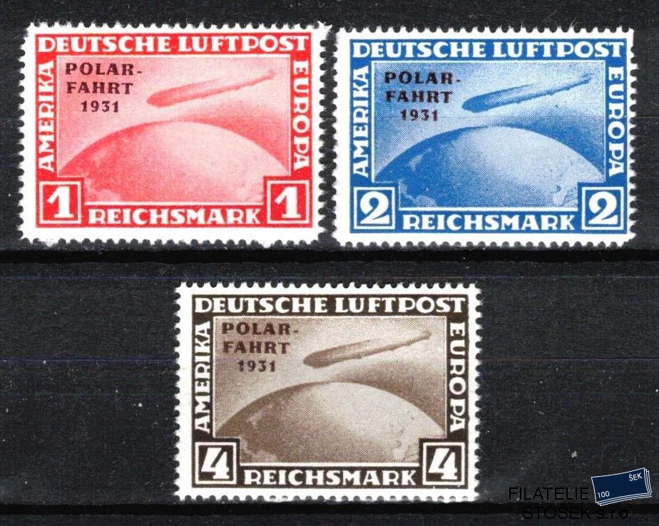 Dt. Reich známky Mi 456-8 Novotisky