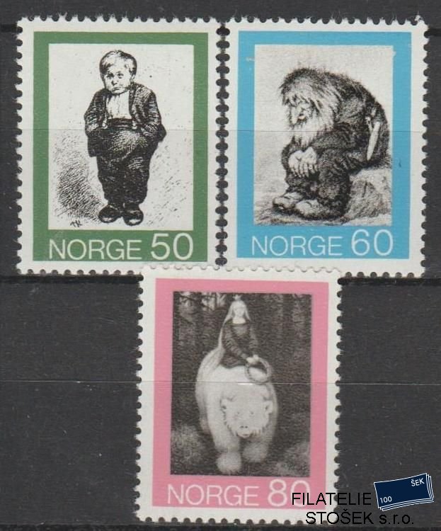 Norsko známky Mi 652-54