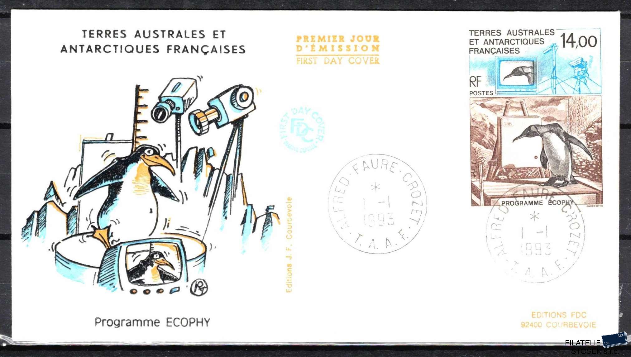 Antarktida francouzská známky Mi 0307 razítko Iles Crozet