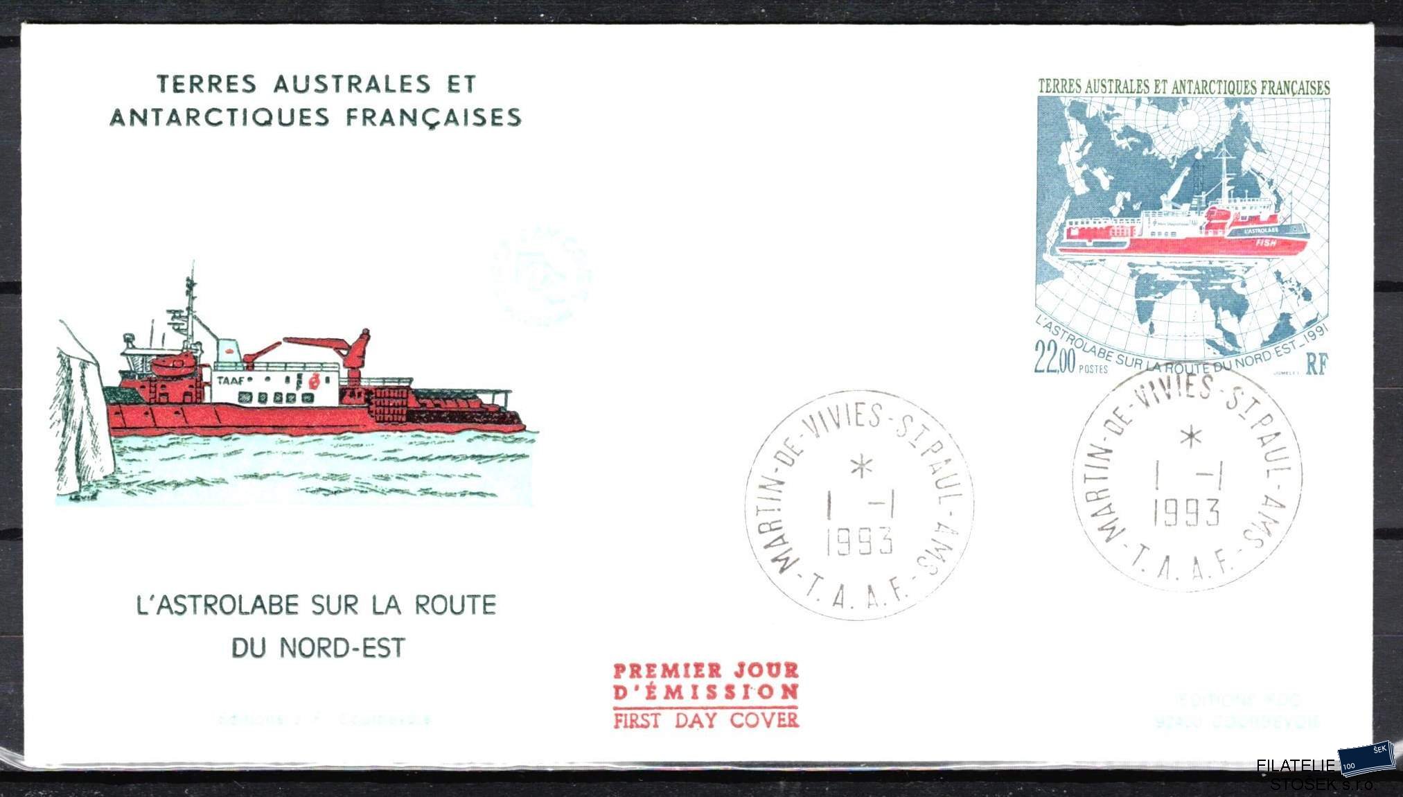 Antarktida francouzská známky Mi 0308 razítko Iles St.Paul et Amsterdam