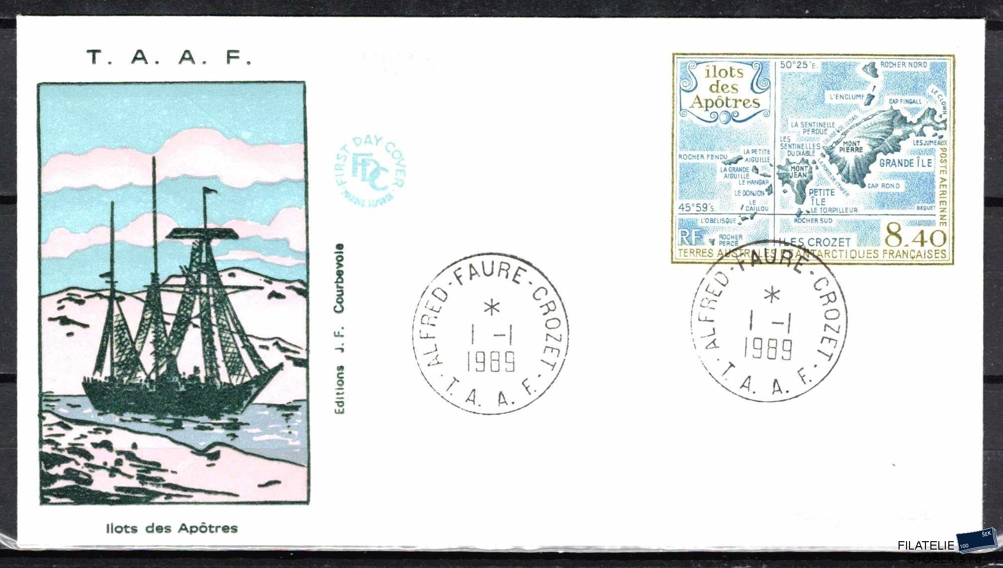 Antarktida francouzská známky Mi 0244 razítko Iles Crozet