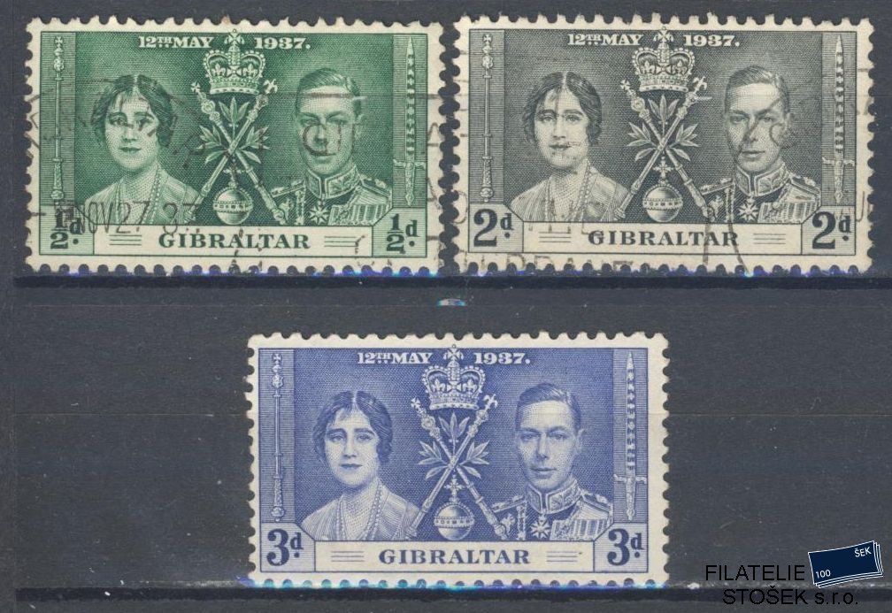 Gibraltar známky Mi 104-106