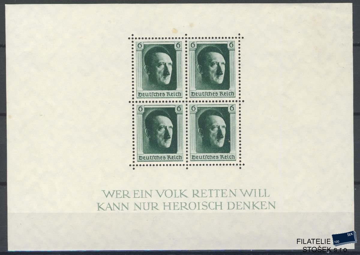 Deutsches Reich známky Mi Blok 7 KVP Rez