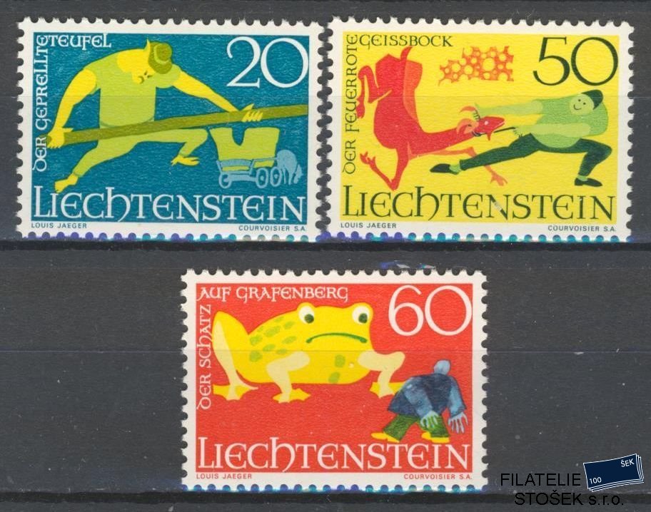 Liechtenstein známky Mi 518-20