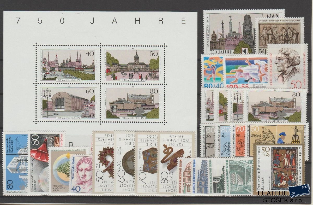 Berlín ročník známek 1987